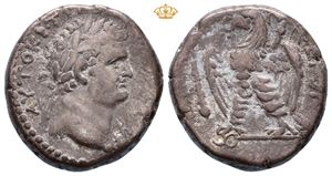 SYRIA, Seleucis and Pieria. Antioch. Titus as Caesar, AD 69-79. AR tetradrachm (12,28 g).