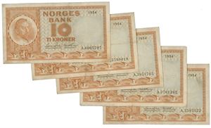 10 kr 1954