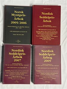 Morten Eske Mortensen div seddelpris og myntpris-årbøker