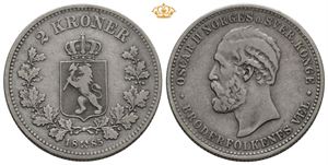 2 kroner 1885