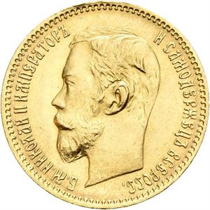 Nikolai II, 5 rubel 1900