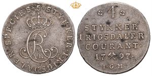 Christian VII (1766 - 1808) 24 skilling 1797 1/15 Speciedaler.