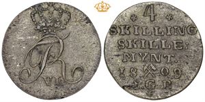 4 skilling 1809. S.4