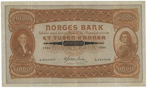 1000 kroner 1946. A.0418800