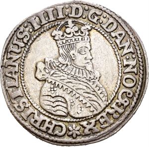 Christian IV 1588-1648. 1/8 speciedaler 1629. S.24