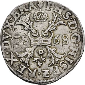 Philip II, ecu 1568, Antwerpen