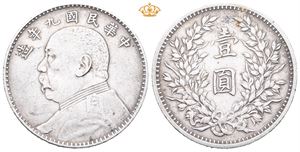 China. Yuan Shih-kai, dollar år 9 (=1920)