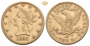 10 dollar 1892 CC