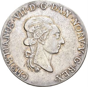 CHRISTIAN VII 1766-1808 Speciedaler 1791. S.3