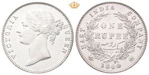 East India Company, Victoria, rupee 1840