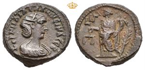 EGYPT, Alexandria. Salonina. Augusta, AD 254-268. BI tetradrachm (10,15 g)