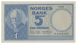 5 kroner 1956. C4486408