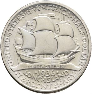 1/2 Dollar Long Island Tercentenary 1936