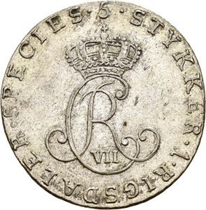 CHRISTIAN VII 1766-1808 1/5 speciedaler 1798. S.5