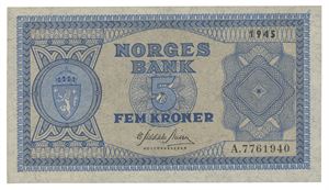 5 kroner 1945. A.7761940