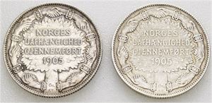 2 kroner 1907 Unionoppløsningen (2)