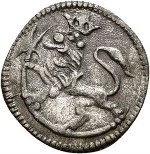 CHRISTIAN V 1670-1699, CHRISTIANIA 1/2 skilling 1676. S.33