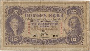10 kroner 1906. B1716938