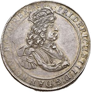 FREDERIK III 1648-1670, CHRISTIANIA, Speciedaler 1661. S.23