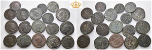 Lot of 18 Roman imperial Æ folles