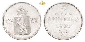 3 skilling 1868