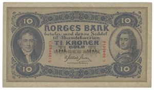 10 kroner 1943. C9946616