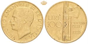Vittorio Emanuele III, 100 lire 1923