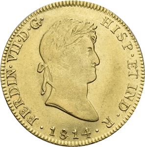 Ferdinand VII, 8 escudos 1814