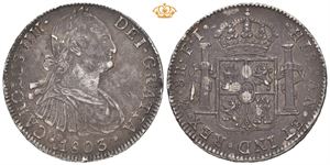 Carl IV, 8 reales 1803. FT