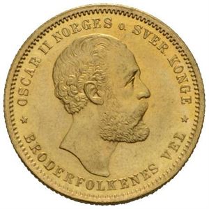 20 kroner/5 species 1875