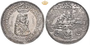 Frederik III. Hyllingen i Norge 1648. Parise. 60 mm. Avstøpning/cast