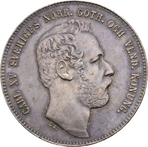Karl XV, 4 riksdaler riksmynt 1871