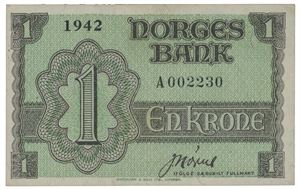 1 krone 1942 A002230