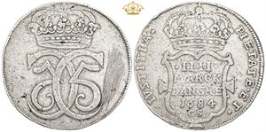 Krone 1684. Sjelden variant