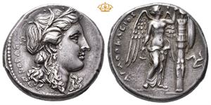 SICILY, Syracuse. Time of Agathokles, 317-289 BC. AR tetradrachm (16,77 g)