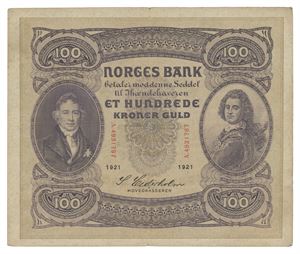 100 kroner 1921. A.4931787