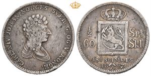 1/2 speciedaler 1827