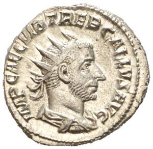 TREBONIANUS GALLUS 251-253, antoninian, Roma 253 e.Kr. R: Annona stående