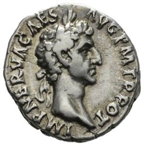 NERVA 96-98, denarius, Roma 97 e.Kr. R: Offerredskaper