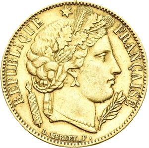 2. republikk, 20 francs 1849 A