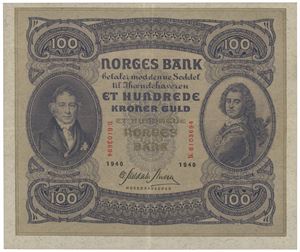 100 kroner 1940. B.6103694