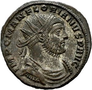 Florian 276 e.Kr., antoninian,  Serdica. R: Felicitas stående mot høyre