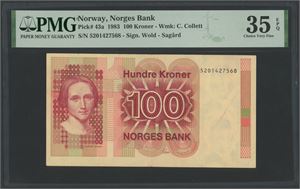 100 kroner ND (1983-84). 5201427568.