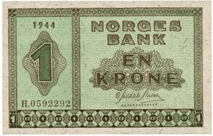 1 krone 1944. H0592292