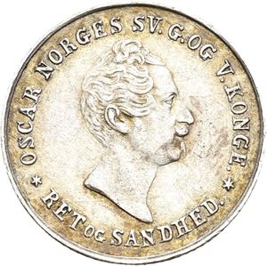 OSCAR I 1844-1859 12 skilling 1845