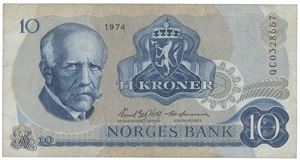 10 kroner 1974 QC