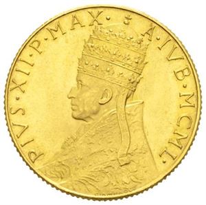Pius XII, 100 lire 1950