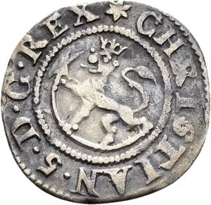 CHRISTIAN V 1670-1699, CHRISTIANIA 2 skilling 1675. S.20