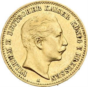 Wilhelm II, 10 mark 1904 A