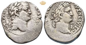 SYRIA, Seleucis and Pieria. Antioch. Vespasian, AD 69-79. AR tetradrachm (14,33 g).
